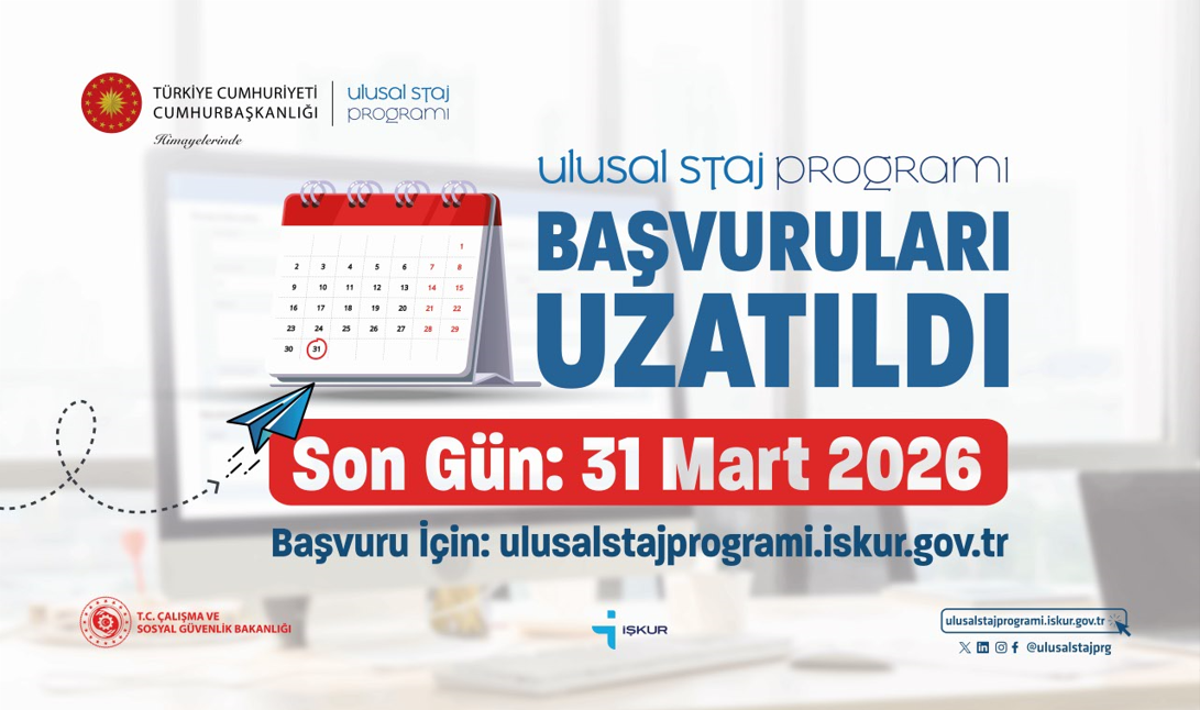 Ulusal Staj 2026 görseli